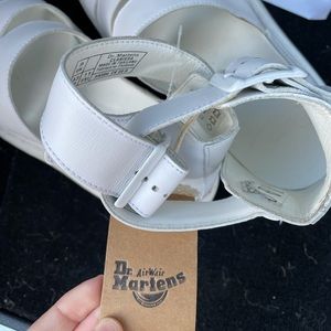 brand new with tags. Never worn. All white platform Clarissa sandals. Size 11